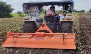 NEWS : सोयाबीन पर कहर, पीले मोजेक ने तोड़ी उम्मीद, तो अन्नदाता ने खड़ी फसल पर चला दिया रोटावेटर, मामला जीरन के हरवार गांव का, पढ़े खबर