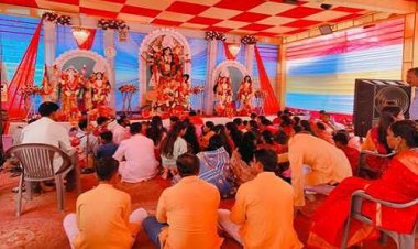 BIG NEWS : चित्तौड़गढ़ में दुर्गा उत्सव की धूम, बंगाली परंपरा के अनुसार आयोजन, कारीगरों ने बनाई आकर्षक प्रतिमा, एक व दो अक्टूबर को होंगे ये खास कार्यक्रम, पढ़े खबर