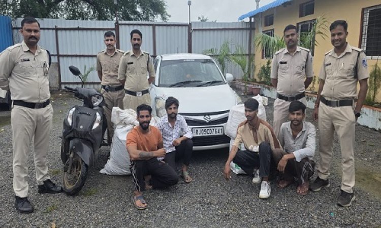 BIG NEWS : लक्जरी कार में नशा लेकर निकले तस्कर, आगे पायलेटिंग करता ये वाहन, सूचना मिलते ही इस चोराहा पर नयागांव पुलिस ने की नाकाबंदी, फिर बड़ी मात्रा में अवैध डोडाचूरा जप्त, राजस्थान के आरोपी भी गिरफ्तार, पढ़े खबर