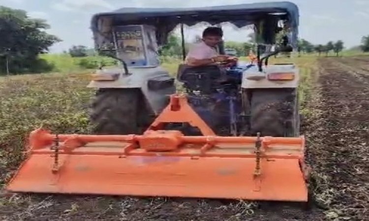 NEWS : सोयाबीन पर कहर, पीले मोजेक ने तोड़ी उम्मीद, तो अन्नदाता ने खड़ी फसल पर चला दिया रोटावेटर, मामला जीरन के हरवार गांव का, पढ़े खबर