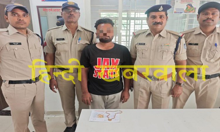 BIG NEWS : चलती ट्रेन में करता चोरी, फिर हो जाता हवा-हवा, सूचना के बाद हरकत में आई नीमच GRP थाना पुलिस, अब शातिर चोर विकास शर्मा चढ़ा हत्थे, सोने के दो मंगलसूत्र भी जप्त, पढ़े खबर