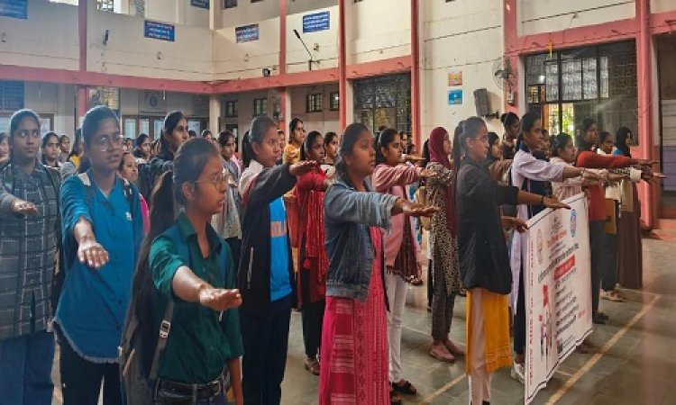 BIG NEWS : विश्व एड्स दिवस, नीमच के इस कॉलेज में संकल्प सघन अभियान का शुभारंभ, छात्राओं को दिलाई शपथ, आमजन तक जागरूकता फैलाना उद्देश्य, पढ़े खबर