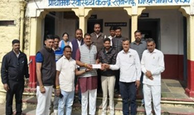 NEWS: समाजसेवी राजा बाबू चारण का अनुकरणीय कदम, शासकीय चिकित्सालय रतनगढ़ को 50 हजार का सहयोग, पढ़े खबर