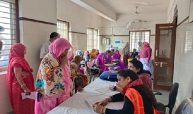 NEWS: जीरन में मेगा नेत्र शिविर: उमड़ी मरीजों की भीड़,151 की हुई जांच,32 मोतियाबिंद चिन्हित, पढ़े खबर