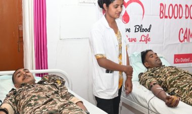 BIG NEWS: CRPF के 87वें स्थापना दिवस पर नीमच ग्रुप सेंटर में रक्तदान शिविर,किया जवानों और अधिकारियों ने बढ़-चढ़कर रक्तदान,पढ़े खबर 