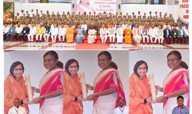 BIG NEWS : वृंदावन में राष्ट्रपति द्रौपदी मुर्मू का वात्सल्य ग्राम दौरा रहा ऐतिहासिक, नीमच के संतोष चौपड़ा'अनिल गोयल'श्याम गुर्जर बने इस पल के खास गवाह,दीदी माँ साध्वी ऋतंभरा के प्रकल्पों की राष्ट्रपति ने की सराहना, बालिकाओं के "सैनिक स्कूल में लिया समूह फोटो"नीमच प्रतिनिधियों को पहली पंक्ति में मिला स्थान, बढ़ाया क्षेत्र का मान, पढ़े ये खबर