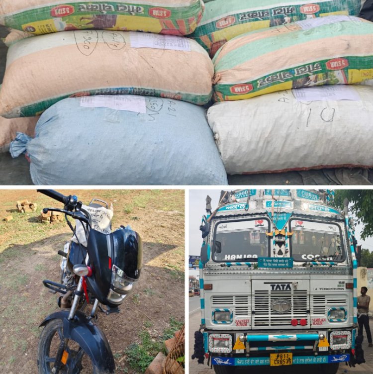 BIG NEWS : दो अलग-अलग कार्रवाइयों में CBN को बड़ी सफलता, मोटरसाइकिल से अफीम और ट्रक से भारी मात्रा में डोडा चूरा जब्त,  ये आरोपी हुए गिरफ्तार, संगठित तस्करी के नेटवर्क की जांच जारी, पढ़ें ये खबर