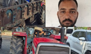 BREAKING NEWS: पुलिस को चकमा देने के लिए अपनाया ऐसा खतरनाक तरीका, ट्रैक्टर के टायरों को ही बना दिया तिजोरी... खोलते ही निकली अफीम और डोडाचूरा की बड़ी खेप, दो आरोपी गिरफ्तार, पढ़े खबर