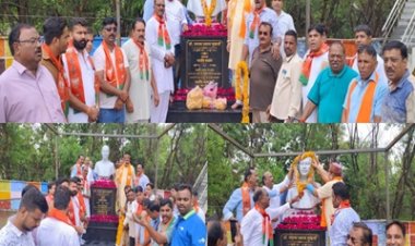 NEWS: 125वीं जयंती पर डॉ. श्यामा प्रसाद मुखर्जी को भाजपा का भव्य श्रद्धांजलि अर्पण, गोमाबाई रोड स्थित प्रतिमा पर जनप्रतिनिधियों और कार्यकर्ताओं ने किया माल्यार्पण, पढ़े खबर