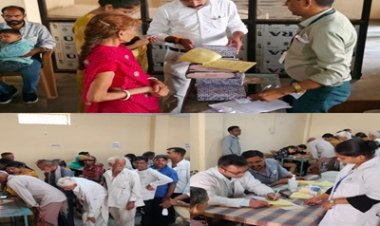 NEWS: धुंधली होती रोशनी को मिला नया सहारा! रेडक्रॉस के विशाल नेत्र शिविर में 200 लोगों की आंखों की जांच, 37 मोतियाबिंद मरीजों की समय रहते हुई पहचान, पढ़े खबर