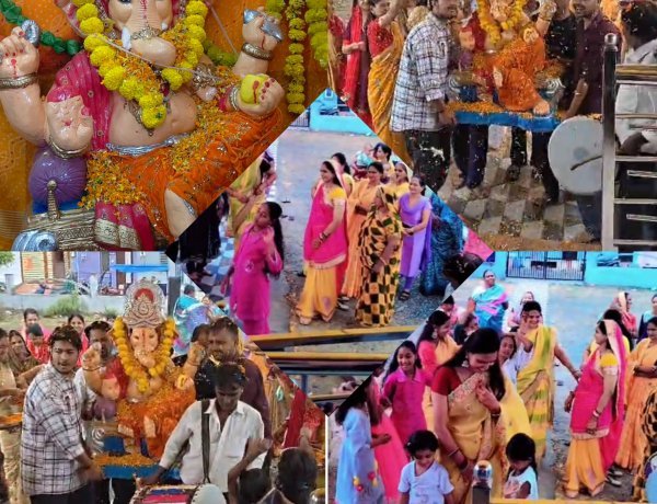 NEWS: ढोल-ढमाकों के साथ गोकुलधाम कॉलोनी में पधारे गणपति बप्पा, भूतेश्वर महादेव मंदिर में विधि-विधान से हुई स्थापना, यादेश्वर महादेव मंदिर से निकली शोभायात्रा में झूमीं महिलाएं व बालिकाएं, तो महाआरती के बाद बंटा प्रसाद, पढ़े खबर